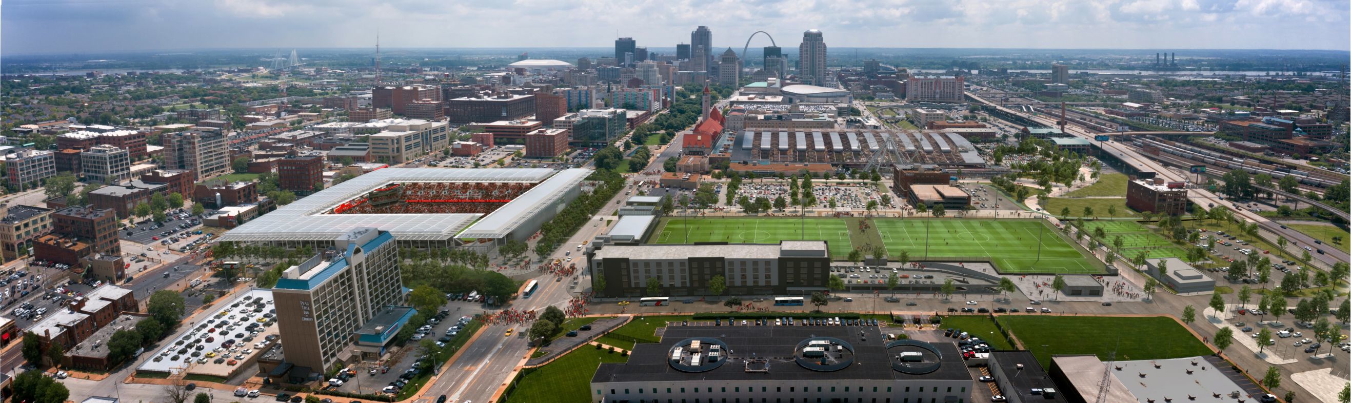 Planned MLS stadium in St. Louis